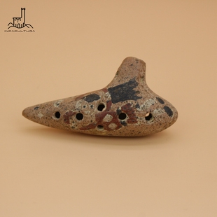 PERU秘鲁进口印加古乐器鸟笛陶笛模仿鸟鹰哨叫声Ocarina乐器