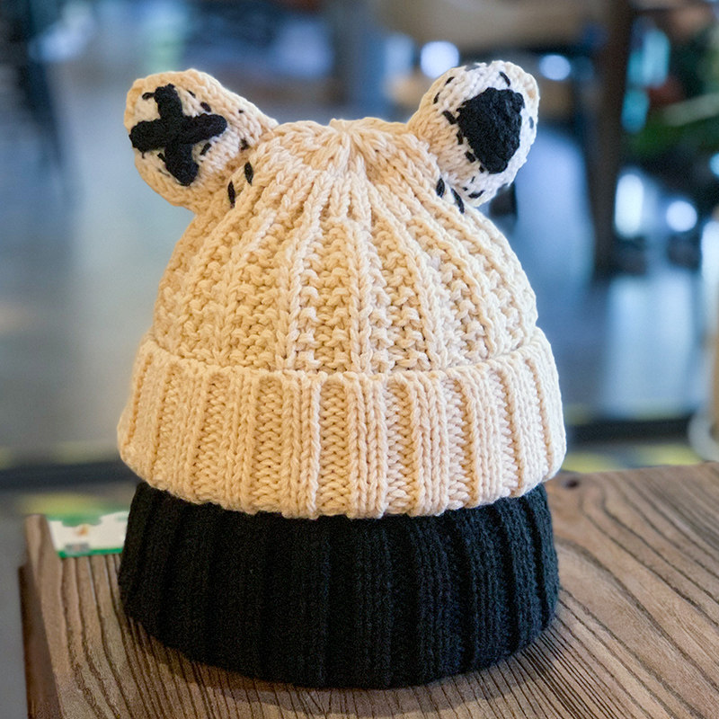 韩国潮牌可爱耳朵毛线帽子女秋冬季针织帽网红款时尚保暖套头帽男,服饰配件/皮带/帽子/围巾,帽子,淘宝优惠券,粉丝福利购,淘宝优惠卷