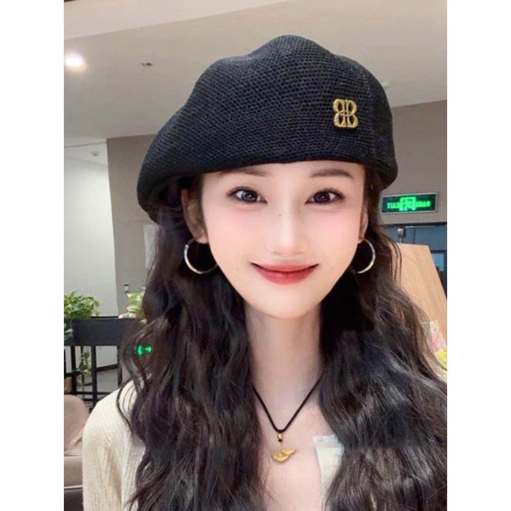 韩版时尚定型贝雷帽子女2025新款春秋透气英伦风反戴前进帽显脸小,服饰配件/皮带/帽子/围巾,帽子,淘宝优惠券,粉丝福利购,淘宝优惠卷