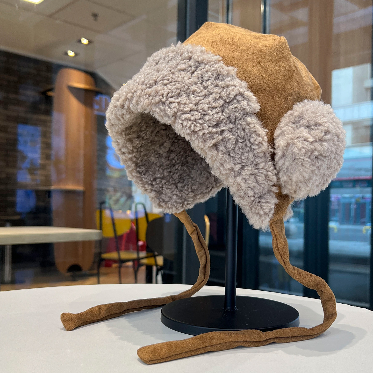 日系复古麂皮绒护耳帽2025新款冬季加绒保暖防寒套头雷锋帽绑带帽,服饰配件/皮带/帽子/围巾,帽子,淘宝优惠券,粉丝福利购,淘宝优惠卷