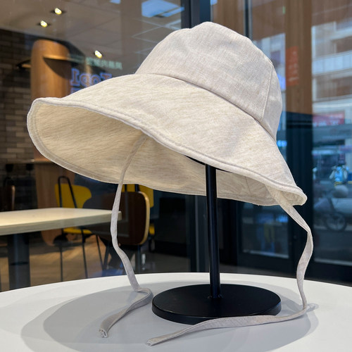 春夏女大檐防紫外线遮脸渔夫帽