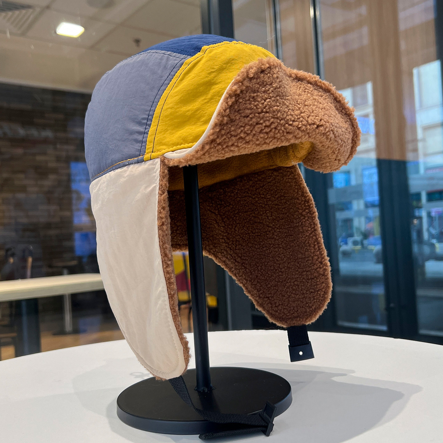 头盔帽子女秋冬季骑车护耳拼色羊羔绒雷锋帽防寒滑雪显脸小飞行帽,服饰配件/皮带/帽子/围巾,帽子,淘宝优惠券,粉丝福利购,淘宝优惠卷