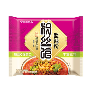 今麦郎酸辣粉泡面方便面米线光华粉丝馆速食木薯粉丝方便面泡面