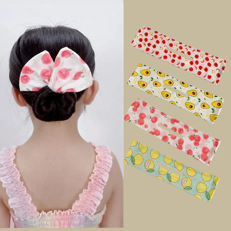 小熙瓜儿童魔术扭扭夹盘发器蝴蝶结盘发小女孩头饰花式半丸子头