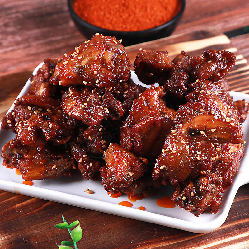 蜜q鸡架 350克 焦糖可乐味 油炸半成品腌制生鸡肉商用炸鸡店小吃