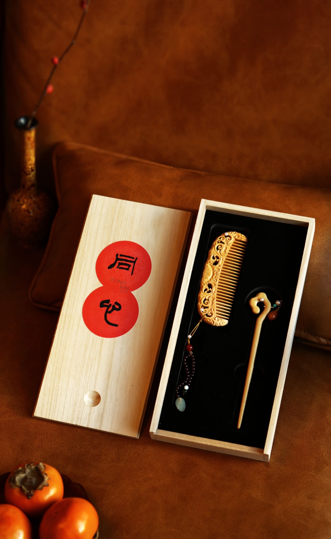 湖北小叶黄杨木青莲同心套装