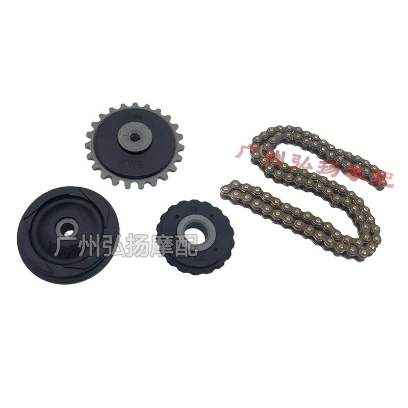 XINDAZHOU PIAOYUEWEIWU SDH110-16-19 오일 펌프 휠 텐셔너 타이밍 체인 3피스 휠에 적합