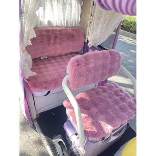 雅迪CM16CL18毛绒加厚保暖坐垫