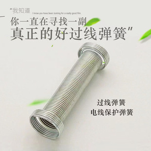 楼宇门防盗门不锈钢主机门禁拉伸电控门框锁电线过线器保护套弹簧