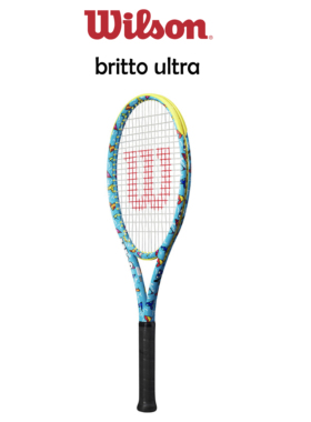 WILSON威尔胜Britto联名网球拍ULTRA全碳素单人专业拍正品网球拍