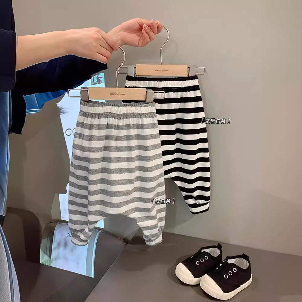 婴儿PP裤子春夏宝宝条纹大屁屁裤宽松童装高腰护肚裤子儿童防蚊裤,童装/婴儿装/亲子装,裤子,淘宝优惠券,粉丝福利购,淘宝优惠卷