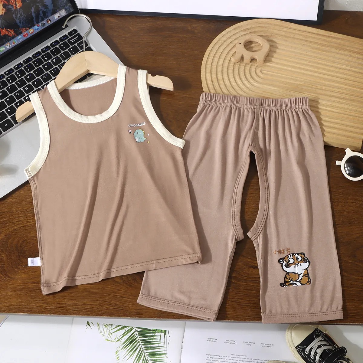 夏季新款儿童家居服套装