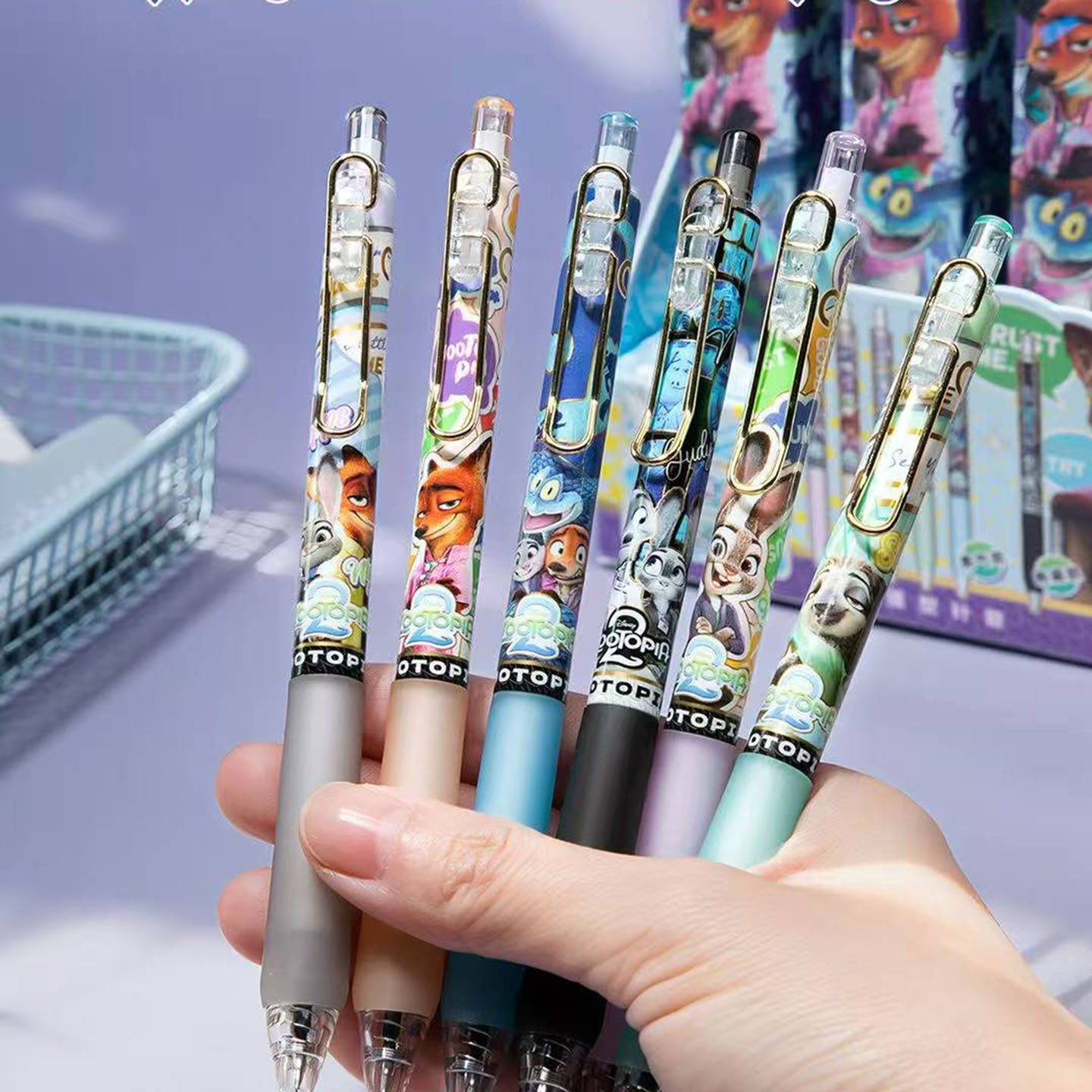 疯狂动物城朱迪尼克小盲盒黑色笔