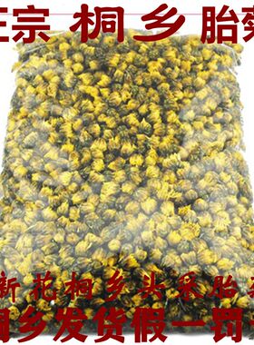 健康茶25年新花桐乡特产头采胎菊王正宗菊花茶杭白菊菊花250g500g