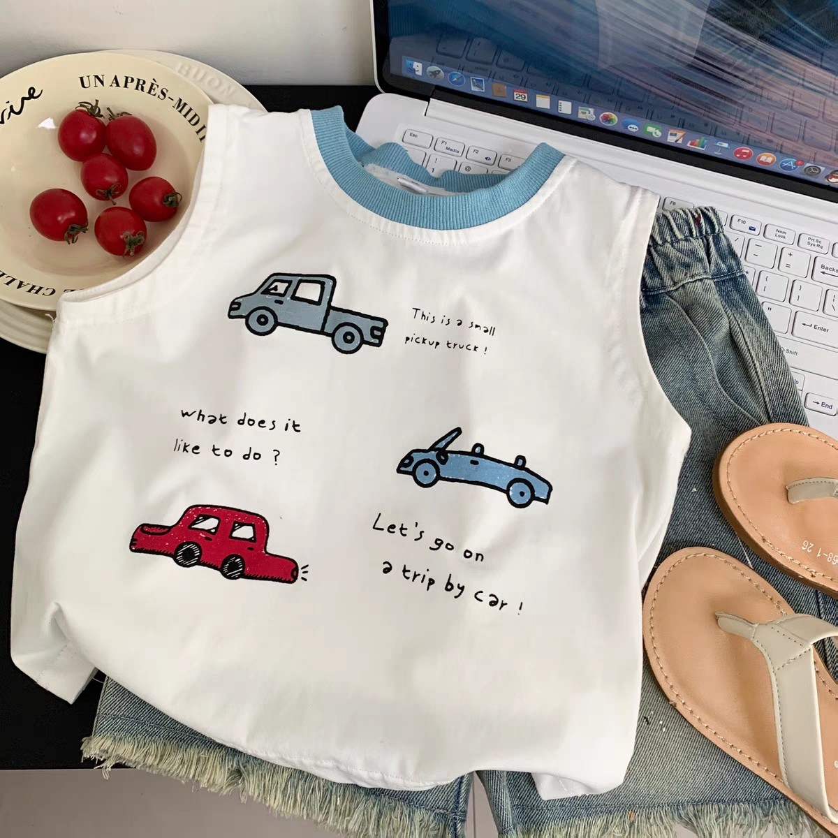 男童背心夏装2025新款儿童纯棉t恤薄款T男孩宝宝夏季卡通无袖上衣,童装/婴儿装/亲子装,背心吊带,淘宝优惠券,粉丝福利购,淘宝优惠卷