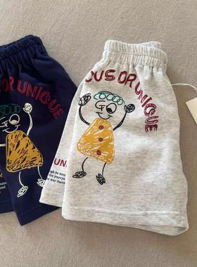 儿童夏季短裤2025新款男童女童运动裤宝宝休闲裤子童装夏装5分裤