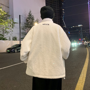 2022秋冬款羽绒服百搭羽绒服男潮流立领潮牌羊羔毛外套Y2219图片