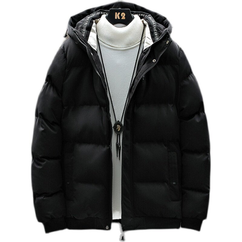 加厚防寒保暖翻领短款棉衣韩版修身潮牌帅气面包服Y008,男装棉衣,星座四季星座1412