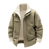 冬季加绒休闲棉衣美式复品质立领外套上衣男棉服1412-M123-P85，男装棉衣，星座四季星座1412