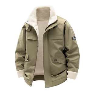冬季加绒休闲棉衣美式复品质立领外套上衣男棉服1412-M123-P85,利郎男装搭配讲解2021冬季图片