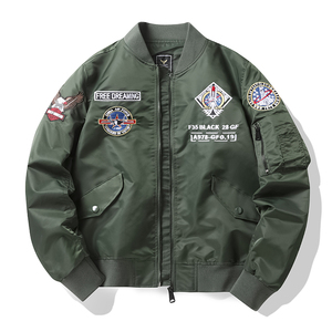 2025春秋外套飞行夹克男春秋刺绣棒球服战术夹克JK225-P115图片
