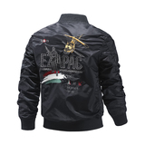 2025春秋外套飞行夹克男春秋刺绣棒球服战术夹克JK222-P115，男装夹克，星座四季星座1412