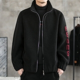 2025冬季新款棉衣男士立领羊羔绒加厚保暖外套风宽松上衣M117，男装棉衣，星座四季星座1412