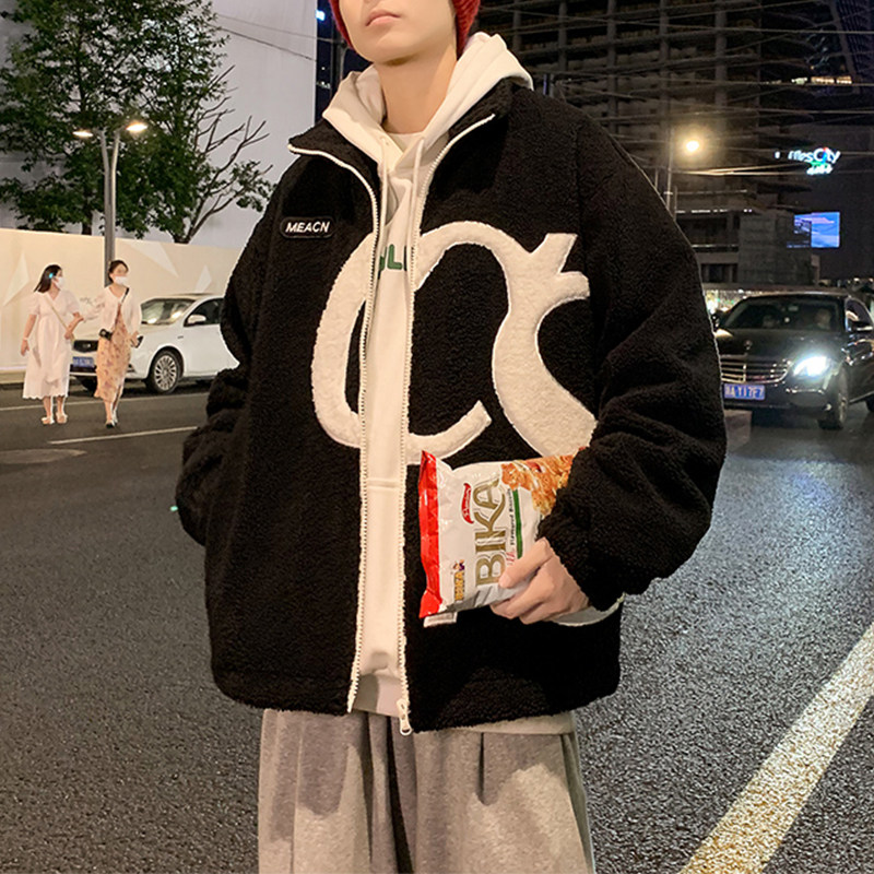 2022秋冬款羽绒服百搭羽绒服男潮流立领潮牌羊羔毛外套Y2219,男装棉衣,星座四季星座1412
