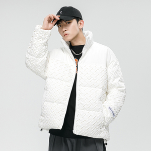 新标90%白鸭绒2022冬装保暖羽绒服男装宽松外套Y2214图片