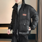 90白鸭绒2022冬加厚宽松休闲立领羽绒服男中性保暖外套Y822，男装羽绒服，星座四季星座1412