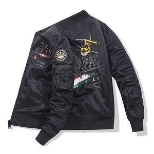 2025春秋外套飞行夹克男春秋刺绣棒球服战术夹克JK222-P115图片