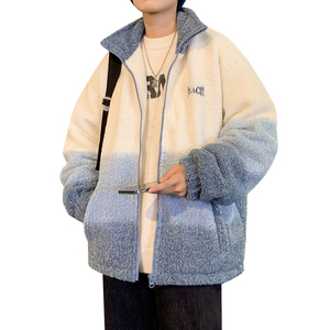 2022秋冬款羽绒服百搭羽绒服男潮流立领潮牌羊羔毛外套Y2216图片