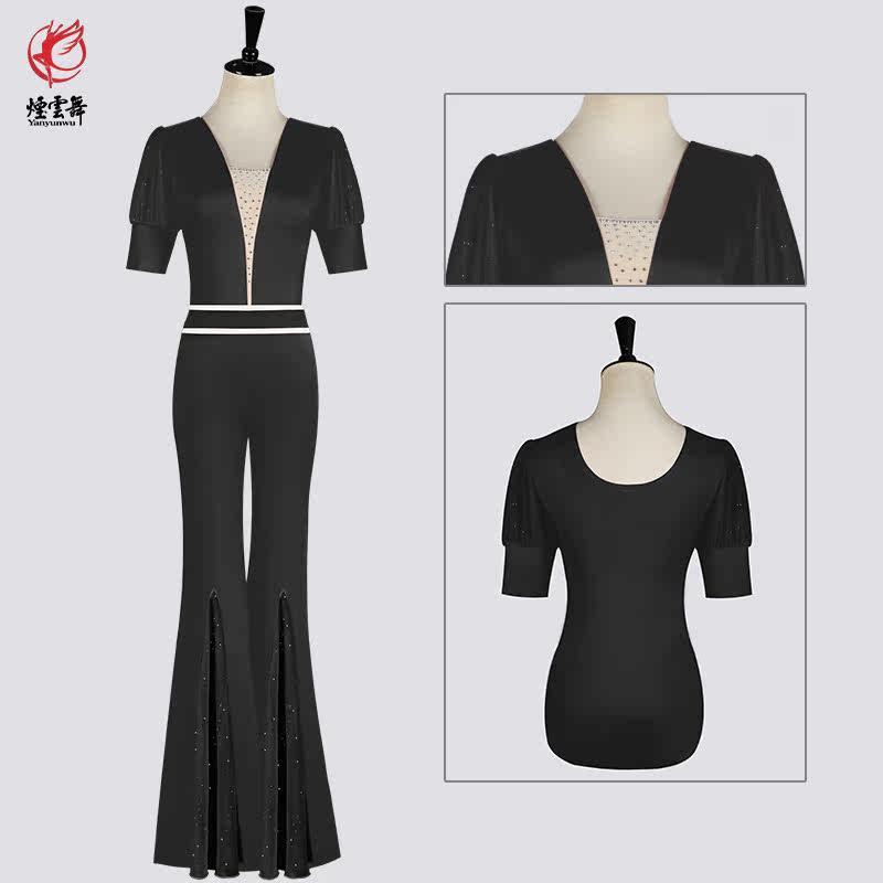 烟云舞时尚百搭优雅形体仪态服导师练功服模特走秀舞蹈训练瑜伽服