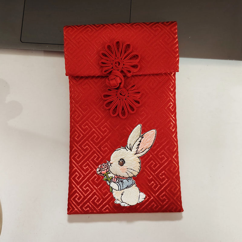 新款兔年宝宝生日刺绣红包袋新年春节压岁利是封中式个性创意送礼,节庆用品/礼品,红包/利是封,淘宝优惠券,粉丝福利购,淘宝优惠卷