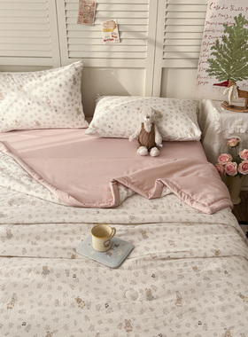 2026新款小清新抗菌夏被夏凉被空调被被子被芯夏被四件套