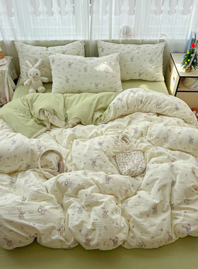 2025新款云感双层纱四件套-浪漫浪漫系列