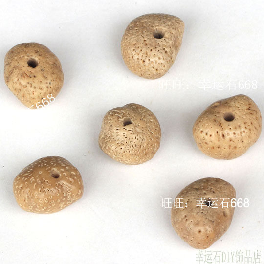 天然菩提金蟾子金禅子 元宝老珠子扁珠 DIY手工材料散珠配件配饰