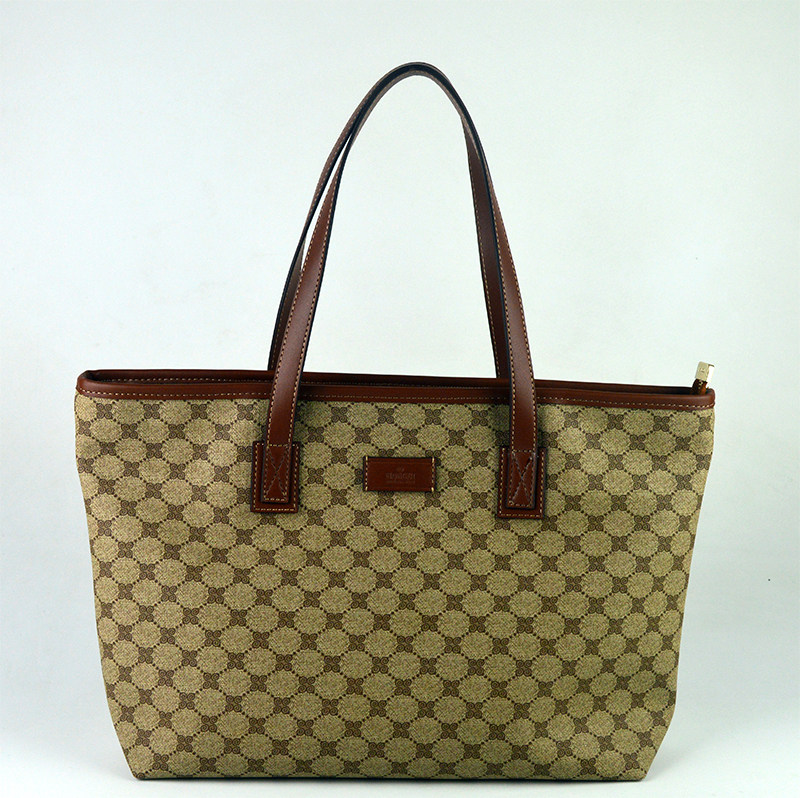 2026新款欧美时尚经典印花百搭通勤复古女托特包大容量妈咪购物袋