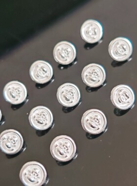 足银实心亮面金刚结手链编绳配件