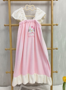 HelloKitty浴巾女可穿可裹2025新