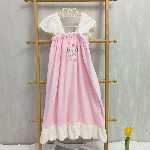 HelloKitty浴巾女可穿可裹2025新