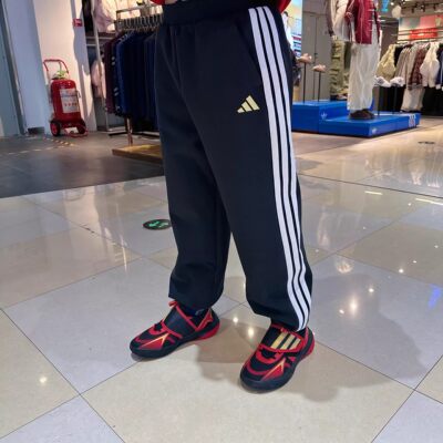 adidas阿迪达斯运动2026春男大童针织长裤KV4476 KU9537 KU9514