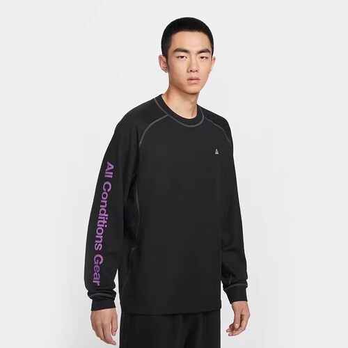 Nike/耐克正品Dri-FIT ADV男士透气复古圆领长袖T恤衫IB3697-010