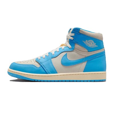 NIKE耐克男鞋25新款北卡蓝高帮复古AJ1运动训练篮球鞋DZ5485-402
