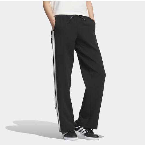 阿迪达斯女裤宽松休闲裤针织卫裤直筒长裤KB7587 KB7588 KC0086