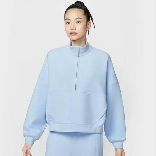 Nike/耐克24.7女半拉链卫衣春新款宽松运动套头衫外套HQ8189-441