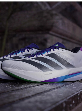阿迪达斯男鞋2025新款ADIZERO BOSTON 13透气运动跑步鞋JS4946