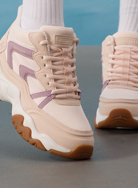 Skechers25冬新款女老爹鞋休闲运动加绒保暖中高帮鞋169080-PKLV