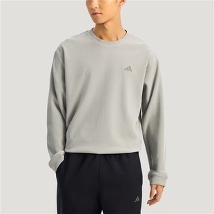 阿迪达斯26新年款正品男子运动休闲宽松卫衣套头衫KR2542 KR2541