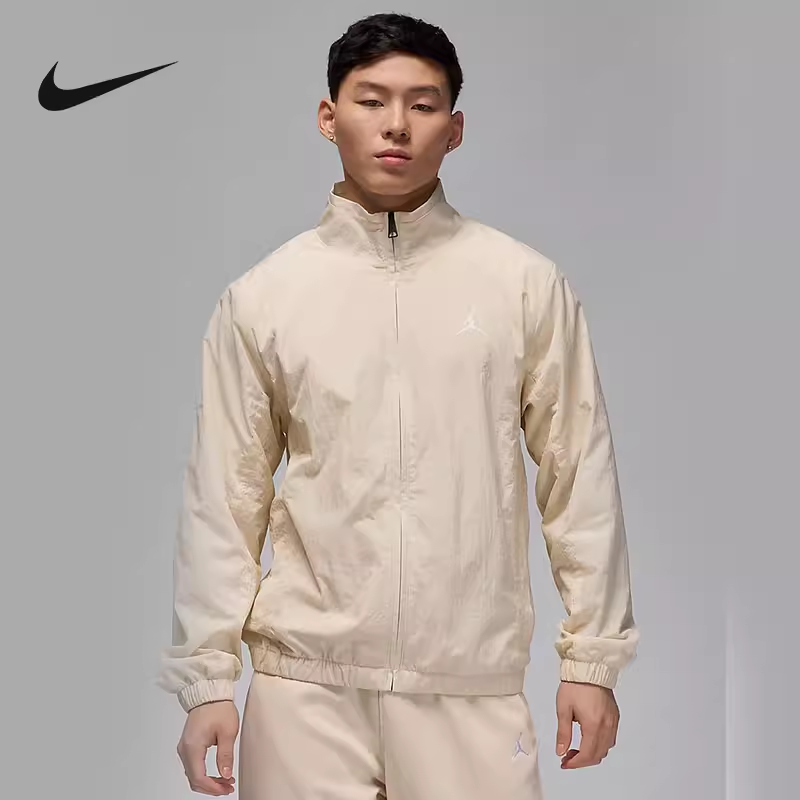 NIKE耐克JORDAN男防风外套立领梭织速干篮球运动夹克FN4538-203